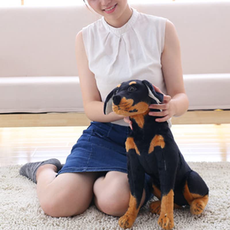 Amazon.co.jp: かわいいドーベルマン犬ぬいぐるみ犬の恋人ぬいぐるみ
